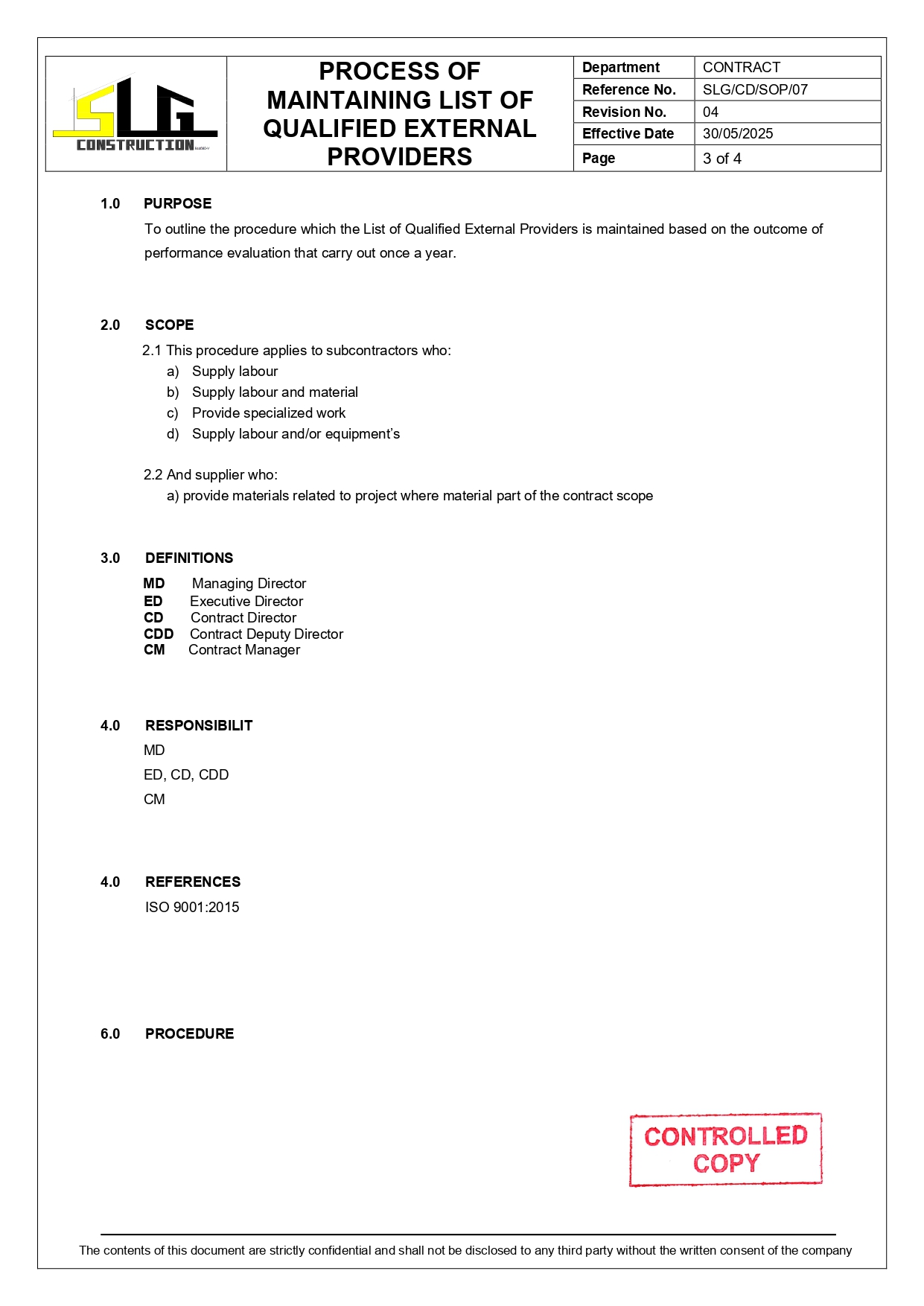 SLG-PRO-SOP Page 3